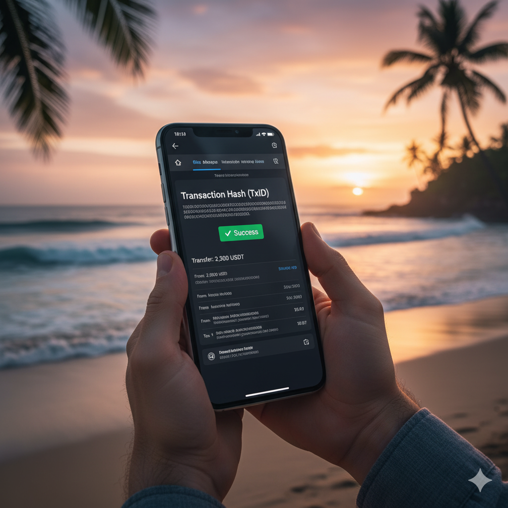 how to check usdt transaction in bali