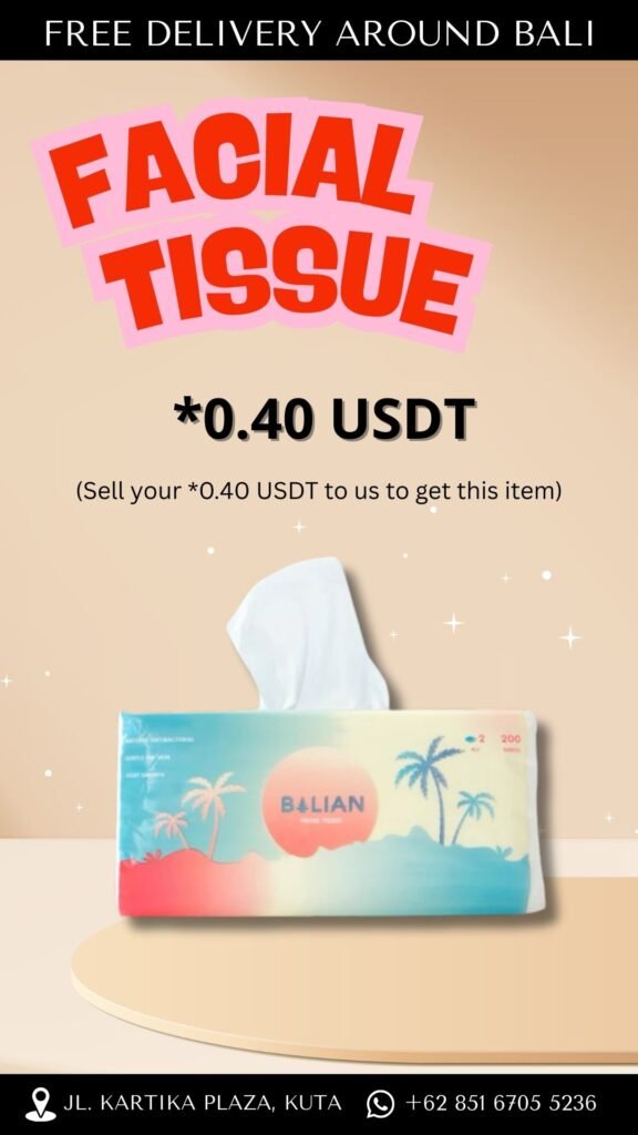 Balian Facial Tissue / Face Tissue / 200 Sheets / 2-Ply Facial Tissue