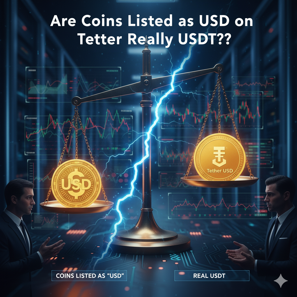 Are Coins Listed as USD on Tether Really USDT