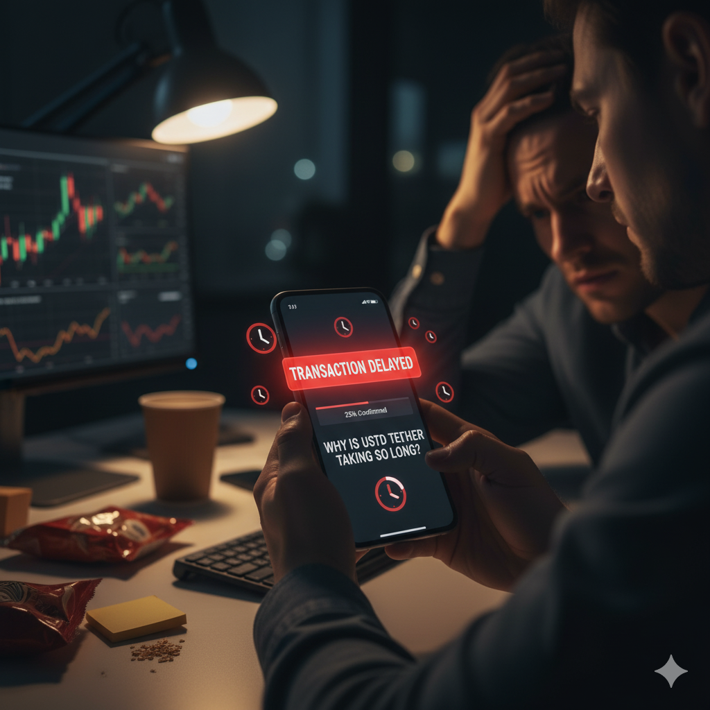 why is usdt tether taking so long