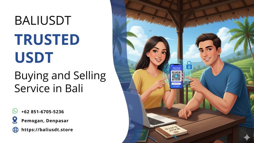 How do I find my USDT wallet address for a Bali trip?