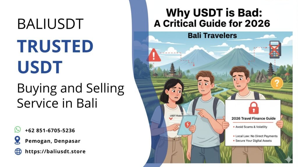 Wondering why usdt is bad for your Bali trip? Discover essential 2026 financial tips on safety, local laws, and secure asset management.