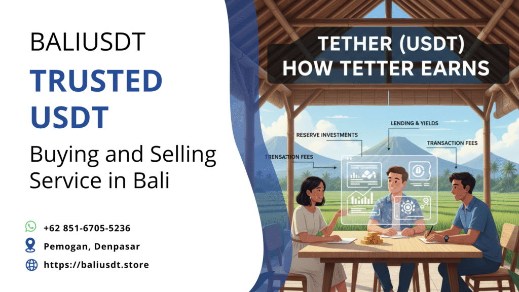 How do the makers of USDT earn money