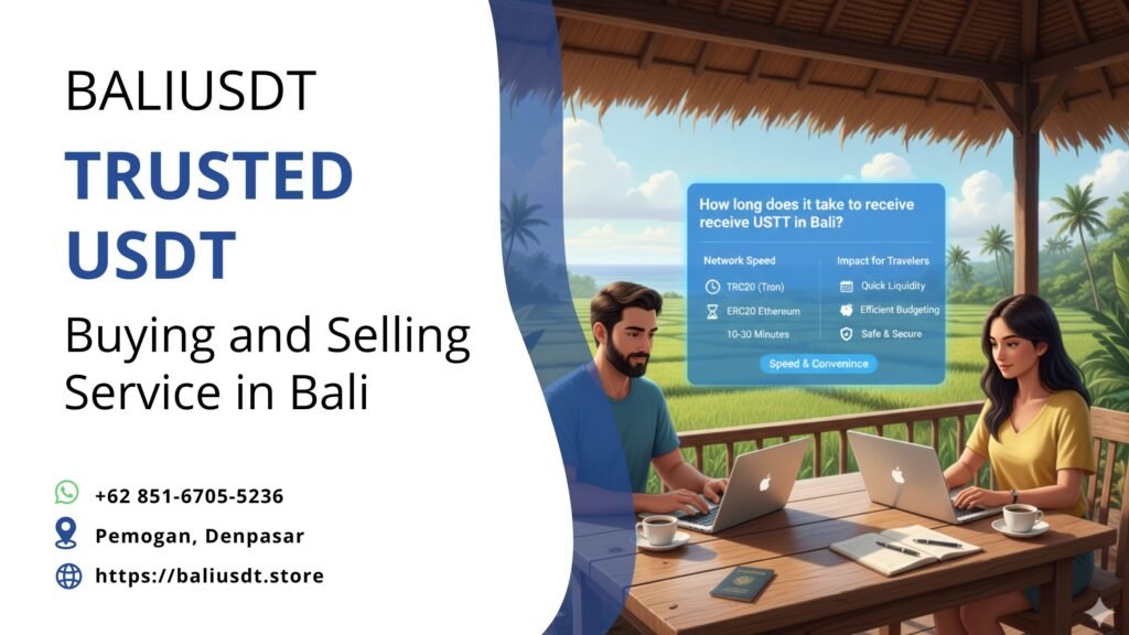How long does it take to receive USDT in Bali?